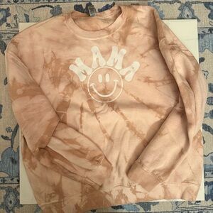 Gildan Tan Tie-Dye Sweatshirt